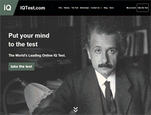 Tablet Screenshot of iqtest.com